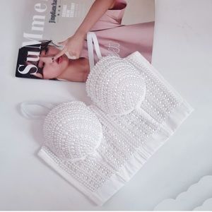 Pearl Bustier / Pearl crop top.